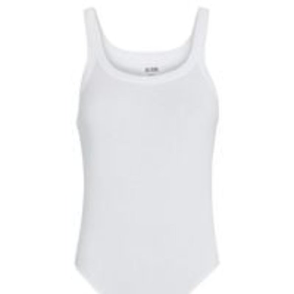 Re/Done Ribbed Tank Bodysuit - Picture 3 of 3